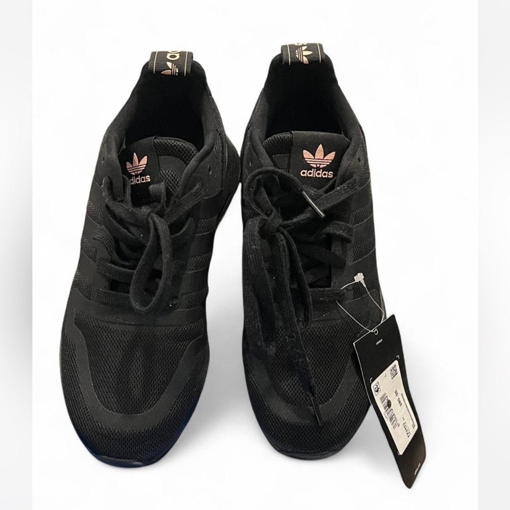 Adidas Women's Black and Pink‎ Sneakers